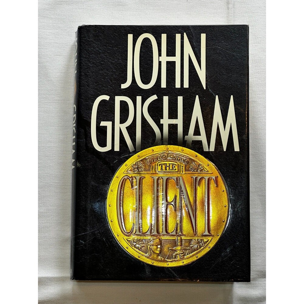The Client by John Grisham (1993, Hardcover, First Edition) 1st printing HCDJ